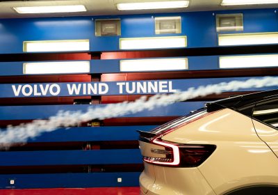 La galleria del vento per le auto Volvo