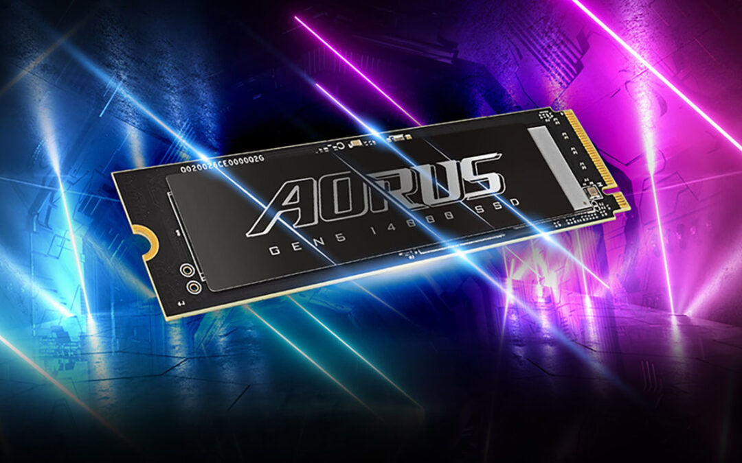 Gigabyte abbatte il muro dei 14 GB/s con i nuovi SSD PCIe 5 firmati Aorus