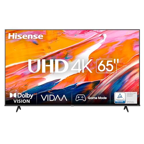 Hisense 65″ UHD 4K 65A6K, Smart TV VIDAA U6, Dolby Vision, HDR 10+, Alexa, Tuner DVB-T2/S2 HEVC 10, Nero