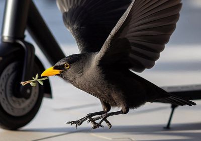 I merli tedeschi imitano il suono d'allarme dei monopattini elettrici | Audio