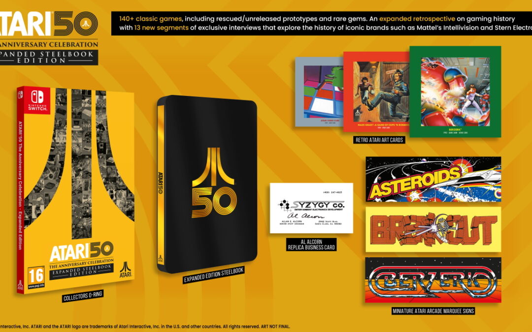 Il ritorno di 39 classici Atari in The Anniversary Celebration Expanded Edition