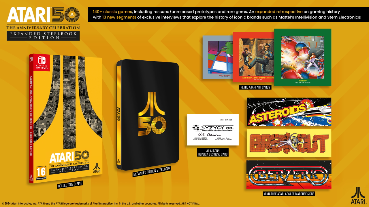 Il ritorno di 39 classici Atari in The Anniversary Celebration Expanded Edition