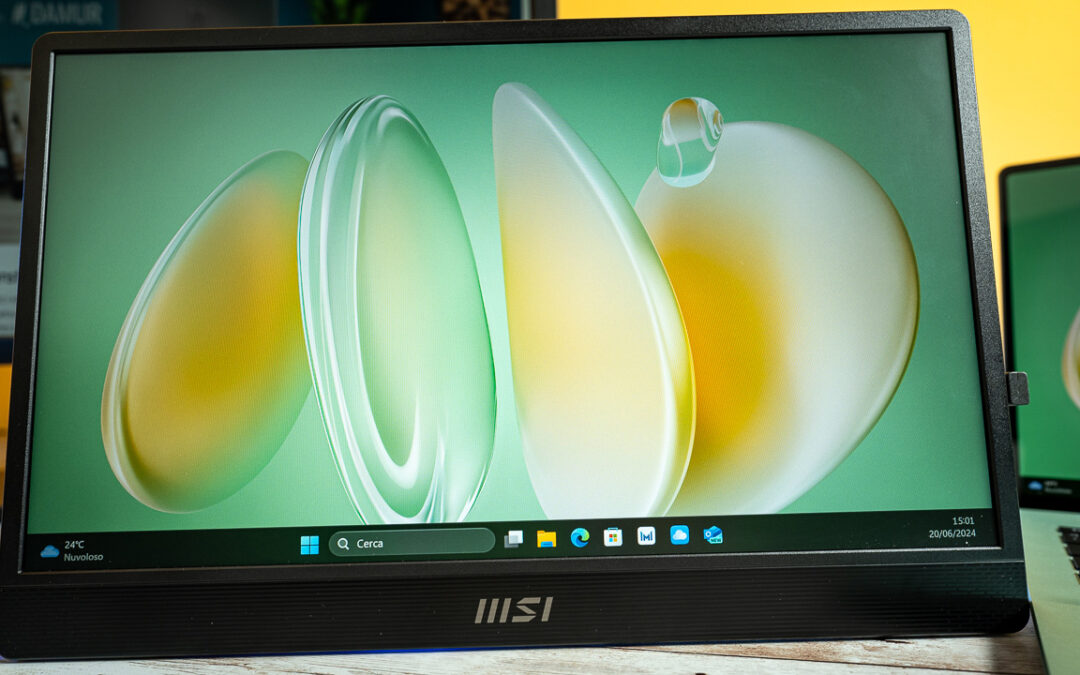 MSI PRO MP161 E2U, un monitor portatile essenziale ed economico