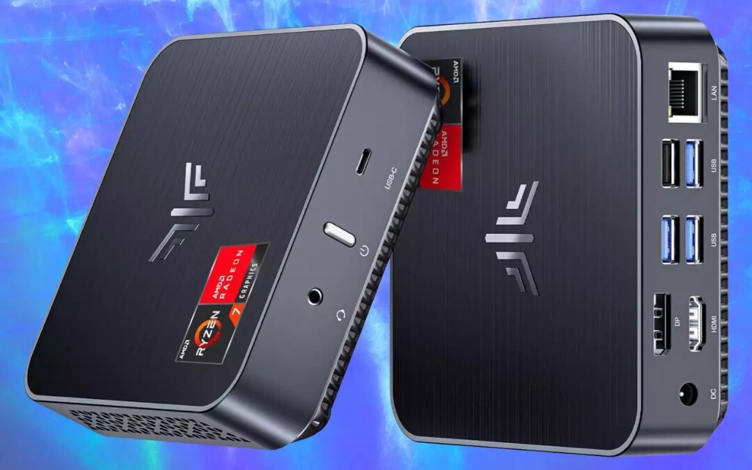 Mini PC (Ryzen 7, 16GB DDR4, SSD 512GB) in incredibile DOPPIO SCONTO (-225€)