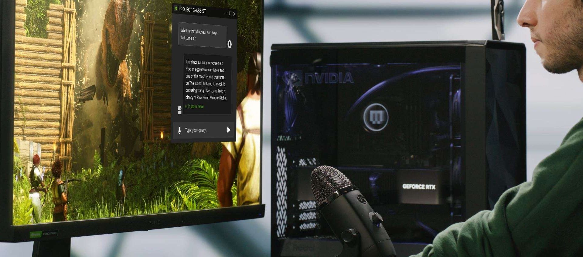 NVIDIA RTX AI PC e chatbot G-Assist