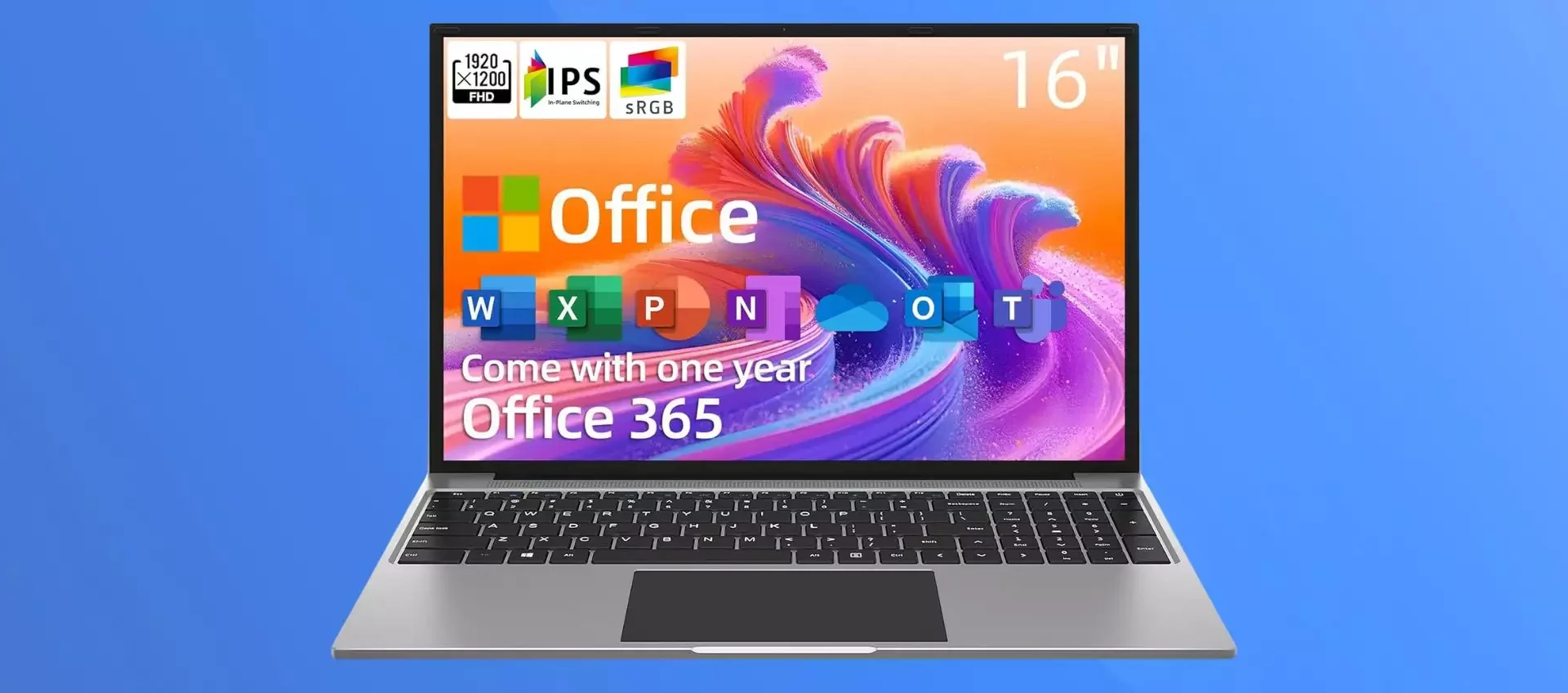 Notebook leggero ed economico con Office e Windows a 205 euro su Amazon (-51%)