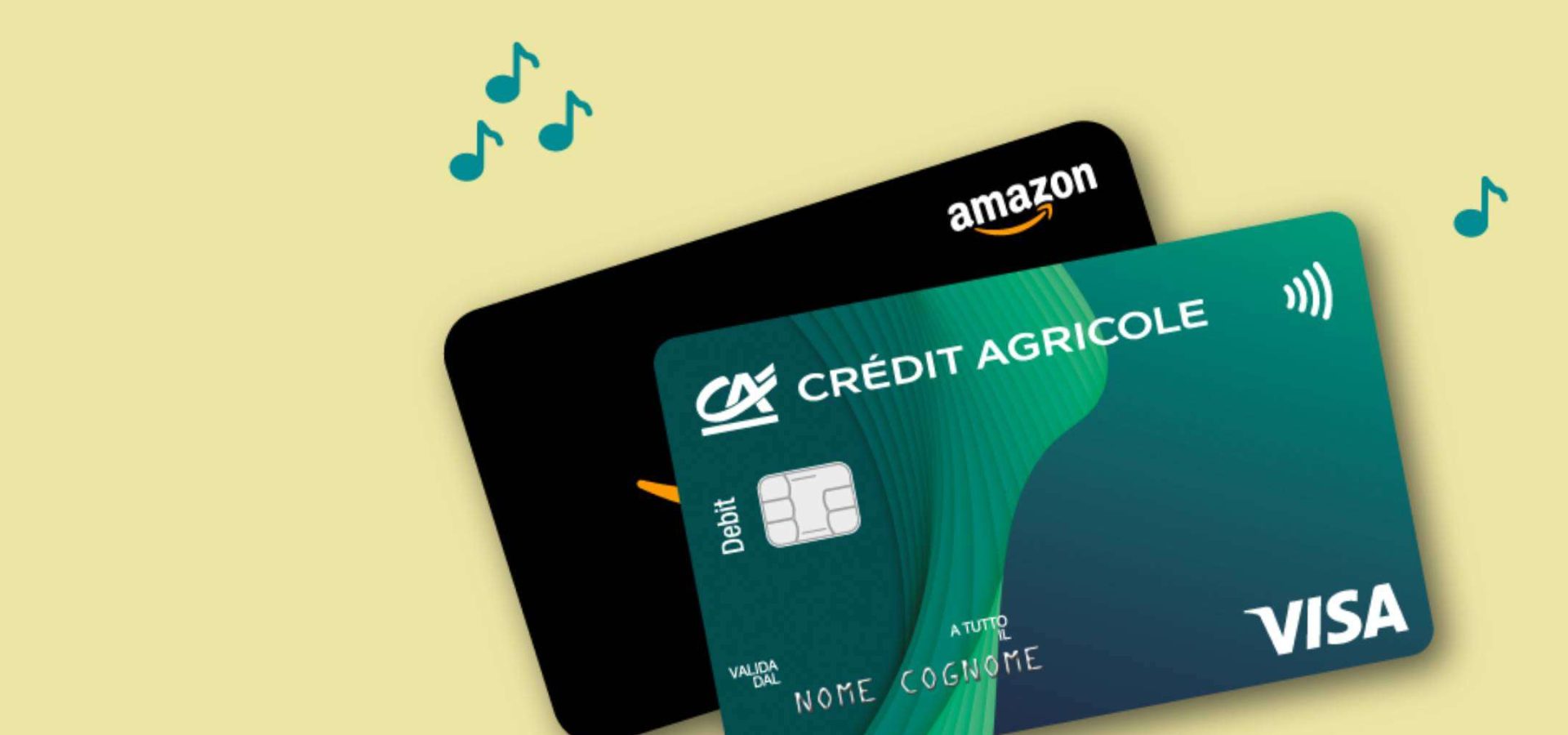 Conto online di Crédit Agricole a canone zero e richiedi subito la tua carta di credito