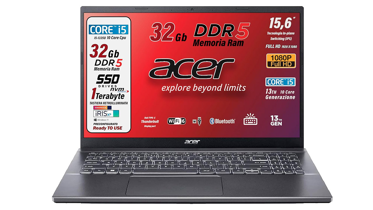 PC portatili con 32GB di RAM in offerta super: pochi pezzi ciascuno, non aspettate troppo!