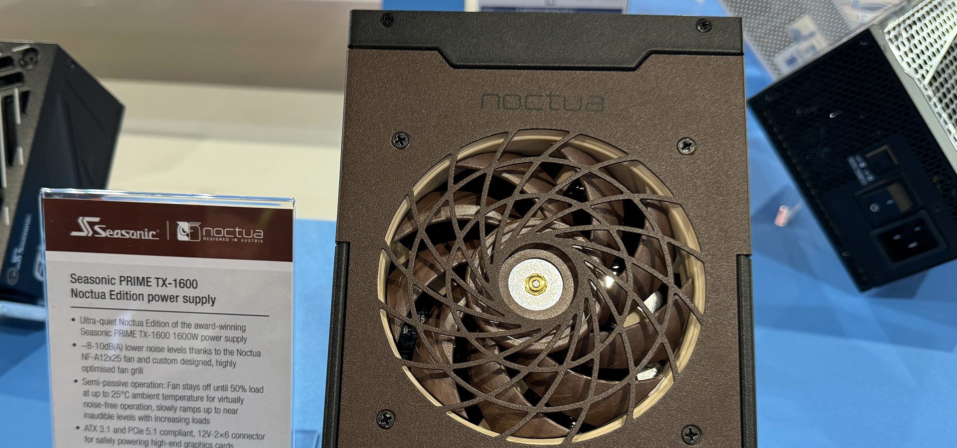 Seasonic e Noctua per un alimentatore da 1.600 Watt
