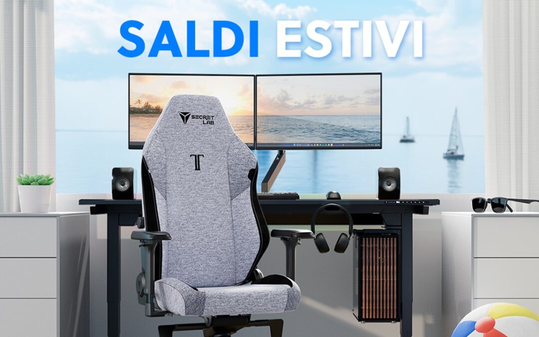 Secret Lab: arrivano le promozioni estive con sconti fino a 200 euro sulle sedie