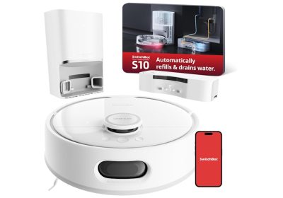 SwitchBot S10: un robot aspirapolvere da 6500Pa che si collega all'impianto idraulico della casa, ora a soli 799€ (-200€)