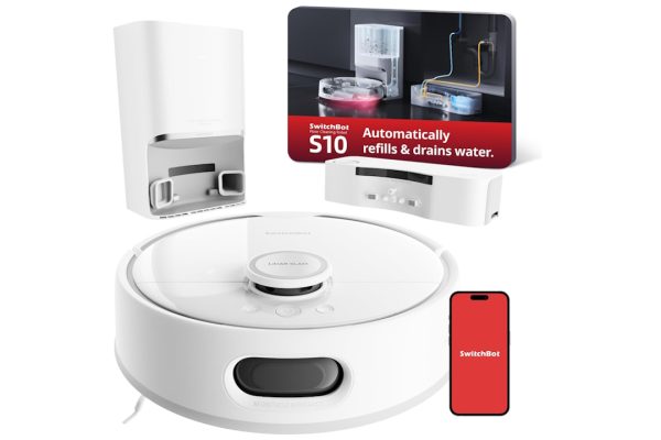 SwitchBot S10: un robot aspirapolvere da 6500Pa che si collega all'impianto idraulico della casa, ora a soli 799€ (-200€)