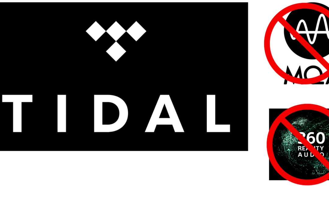 TIDAL certifica il fallimento di MQA e 360 Reality Audio?