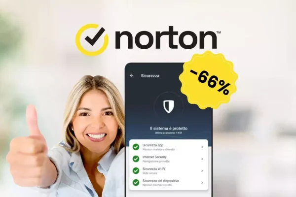 Super offerta per VPN + Antivirus del bundle Norton 360
