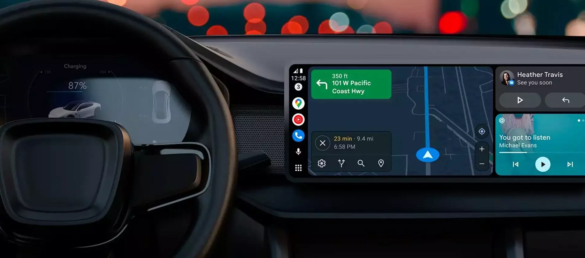 Android Auto 12.2 rinnova il design delle icone