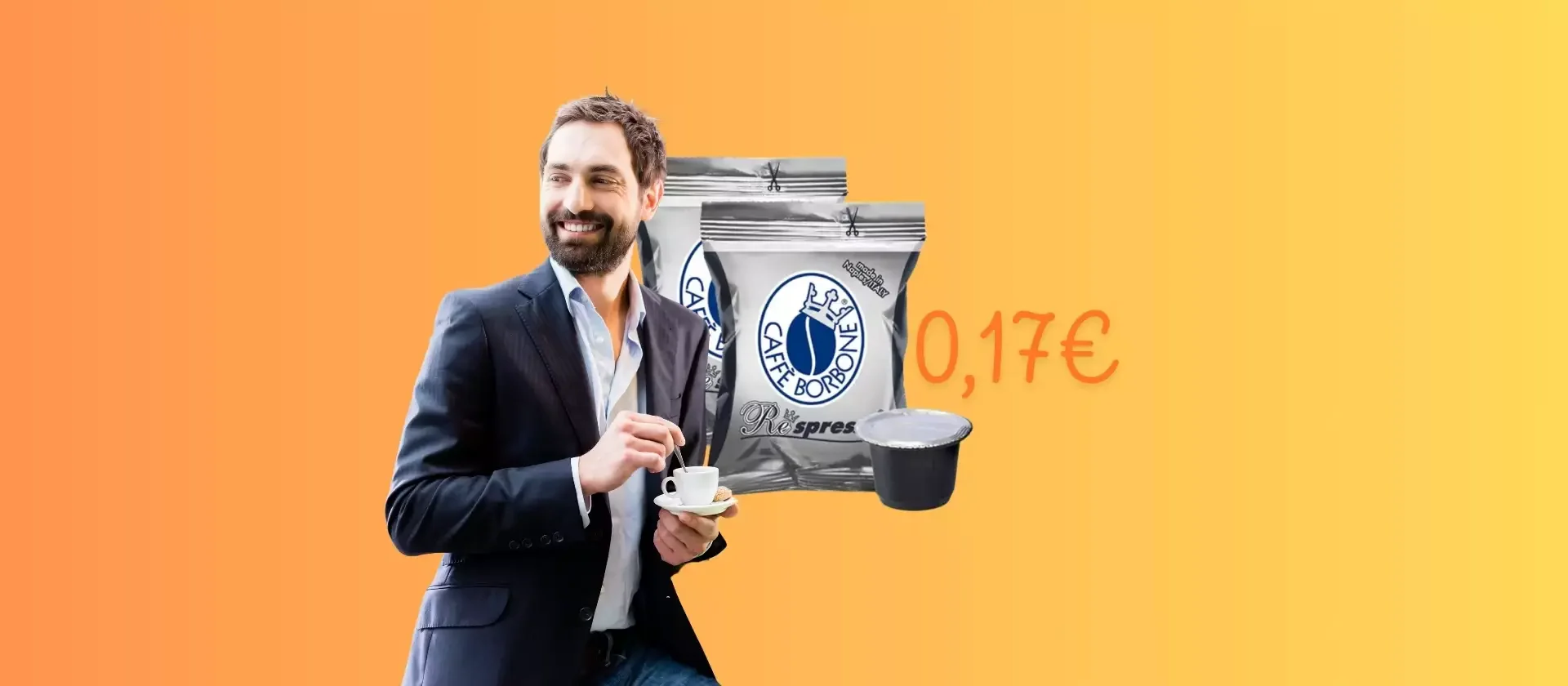 Capsule Caffè Borbone Nespresso a soli 0,17€ l’una su eBay