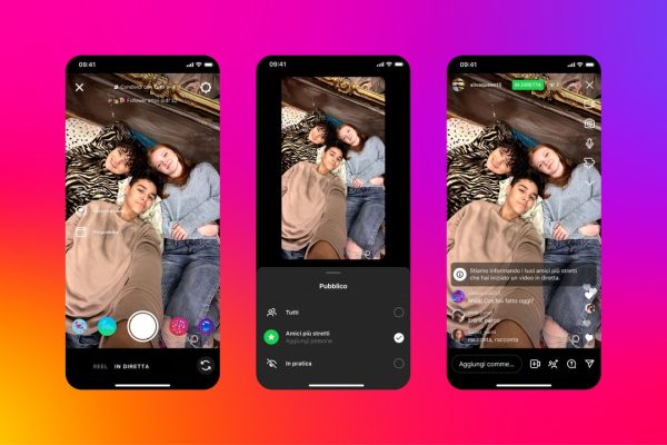 Su Instagram arrivano le dirette esclusive per gli amici più stretti