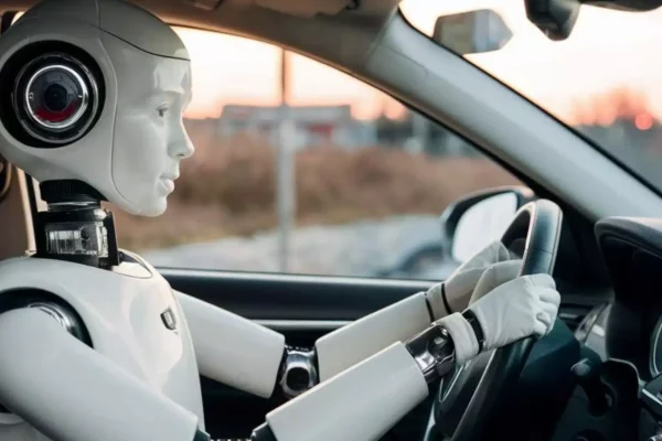 Questo robot umanoide può guidare le auto, più o meno