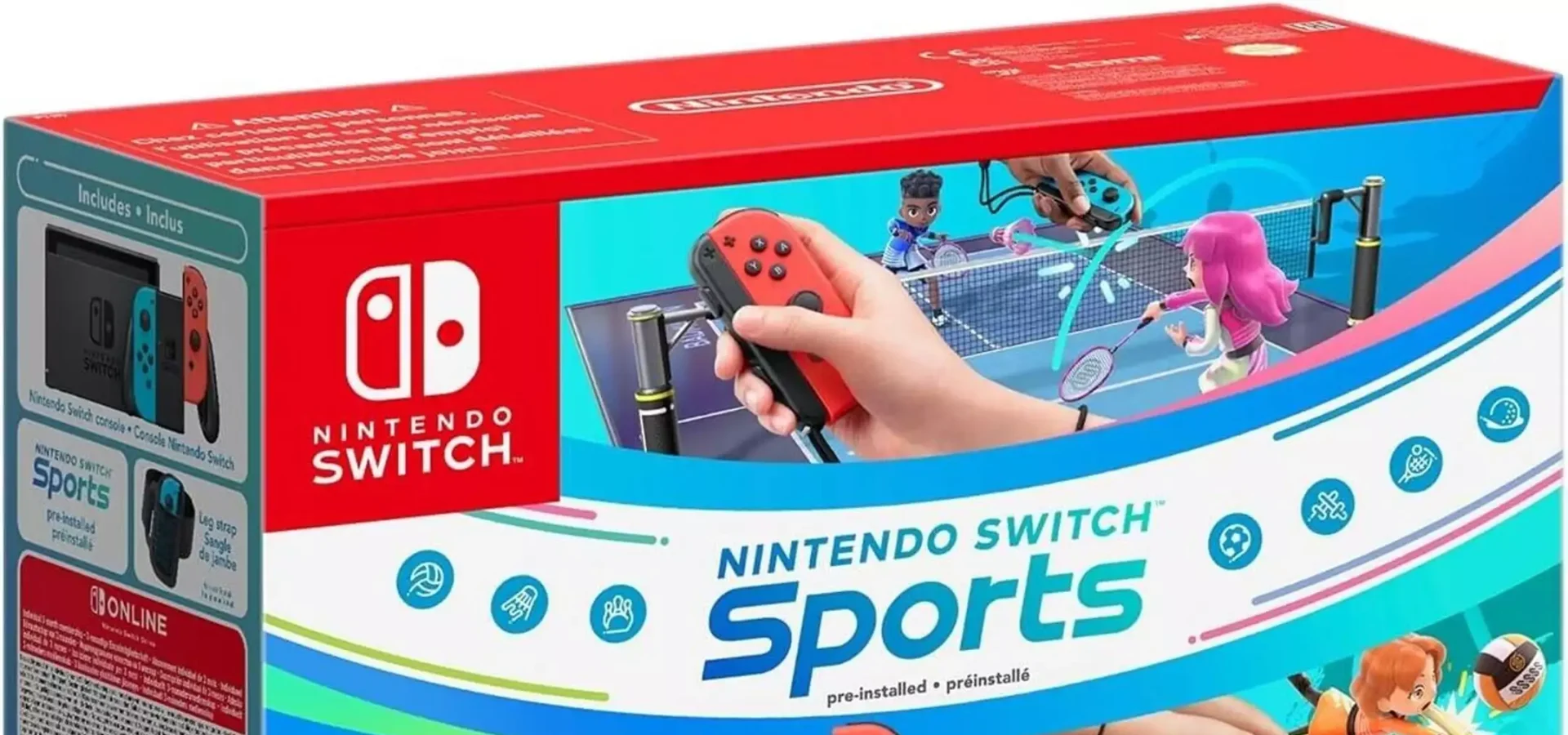 Nintendo Switch + Switch Sport e fascia per gamba a soli 259€ su eBay