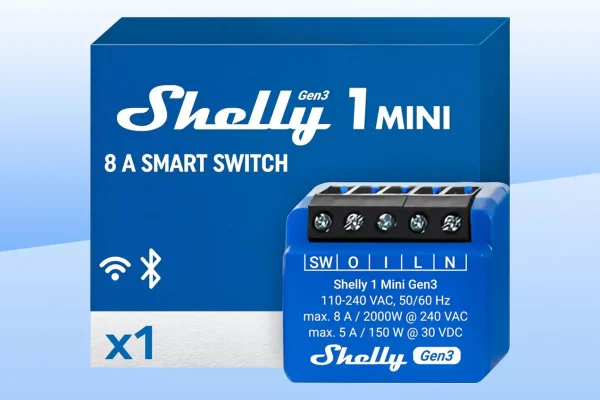 Forte sconto su Shelly Plus 1 Mini Gen3 (relè Wi-Fi): imperdibile