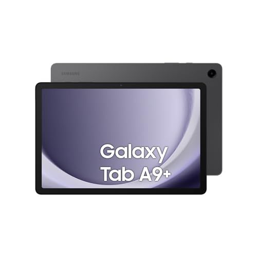 Samsung Galaxy Tab A9+, Display 11.0″ TFT LCD PLS, Wi-Fi, RAM 8GB, 128GB, 7.040 mAh, Qualcomm SM6375, Android 13, Gray, [Versione italiana] 2023