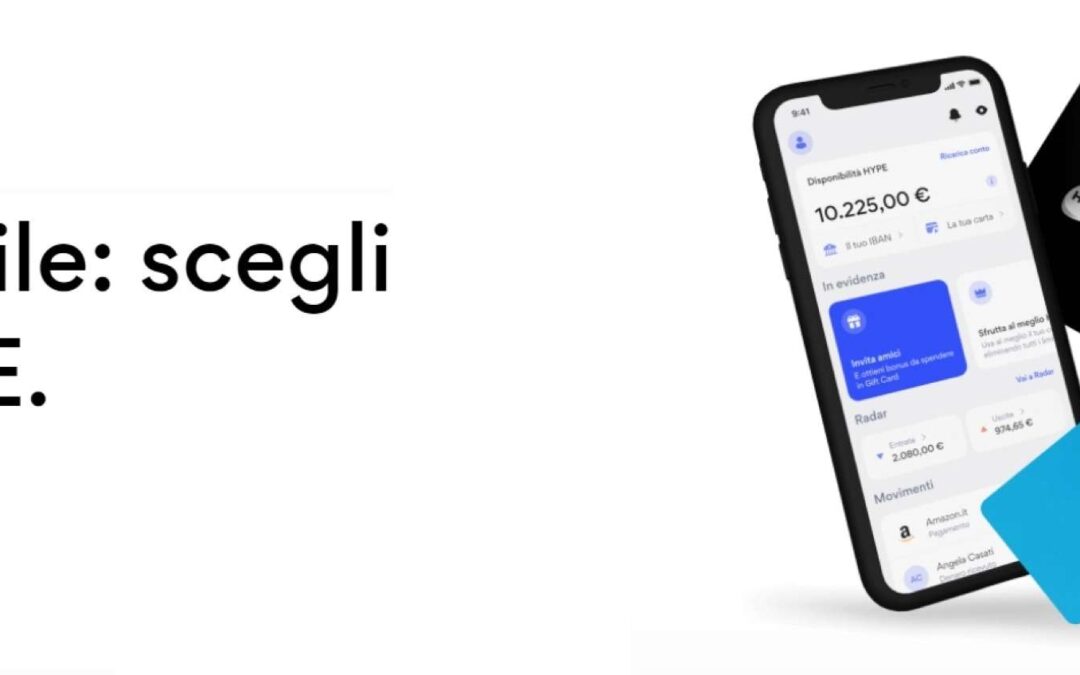 il conto online con zero spese, cashback e bonus d’ingresso fino a 25 euro