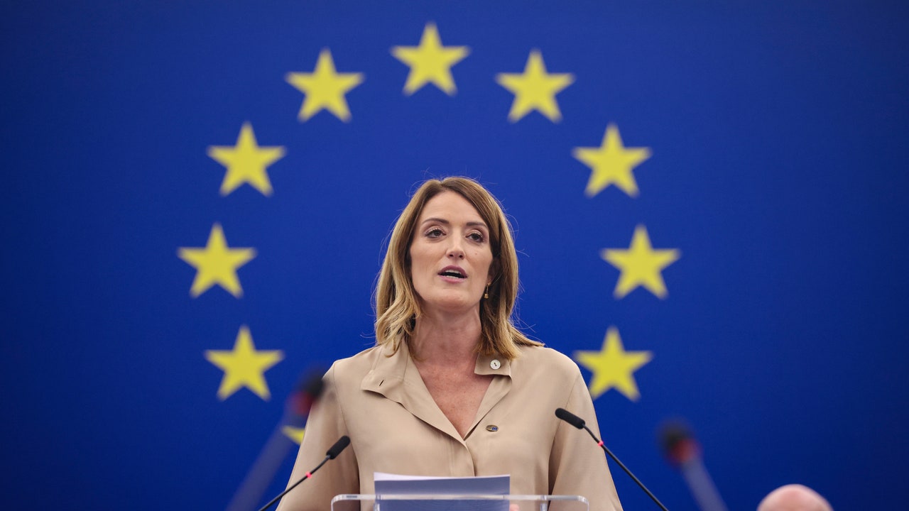 Ritratto di Roberta Metsola, rieletta presidente del Parlamento europeo