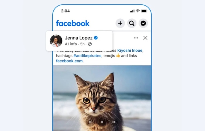 Da AI info a AI made: Meta cambia etichetta sui social – Web & Social