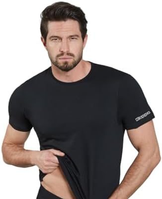 Kappa Maglietta Intima Uomo Cotone 100% Girocollo Offerta 3-6 Pezzi Maglia Intima Uomo Cotone T Shirt Uomo 1305