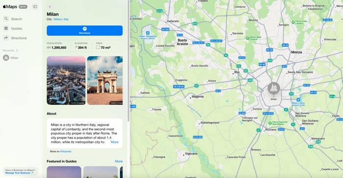 Apple lancia una sfida a Google con il lancio delle sue mappe sul web – Software e App