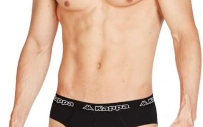 Kappa Slip Uomo Cotone Bielastico Confezione 3 Pezzi