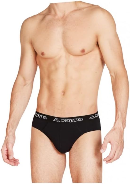 Kappa Slip Uomo Cotone Bielastico Confezione 3 Pezzi