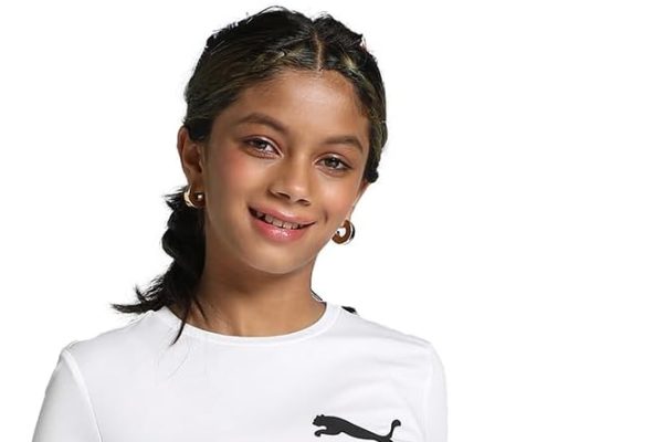 PUMA Ess Logo Tee G, T-shirt Bambine e ragazze