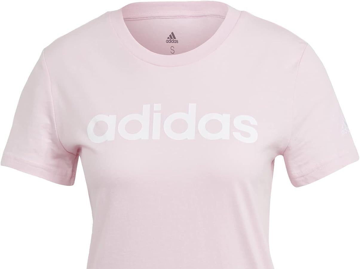 adidas Essentials Slim Logo Short Sleeve T-Shirt Donna