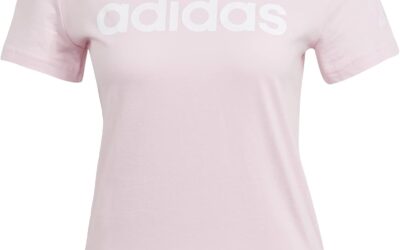 adidas Essentials Slim Logo Short Sleeve T-Shirt Donna