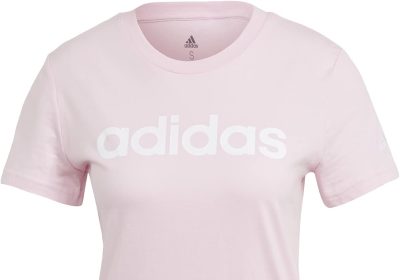 adidas Essentials Slim Logo Short Sleeve T-Shirt Donna