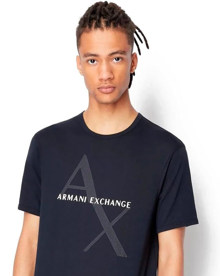 Armani Exchange 8NZT76 T-shirt, Uomo, Grigio, One Size
