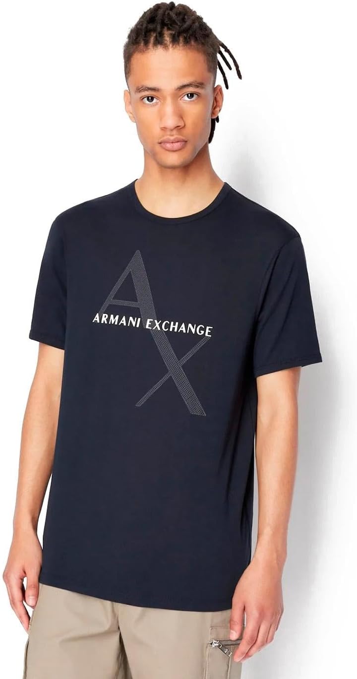 Armani Exchange 8NZT76 T-shirt, Uomo, Grigio, One Size