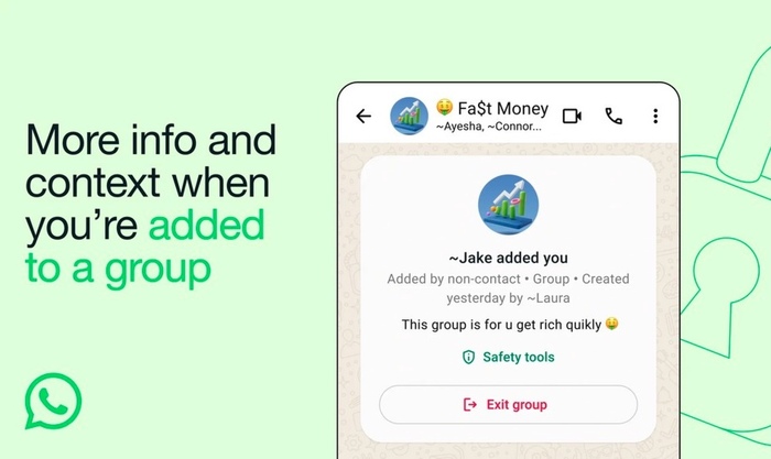Meta semplifica l’identificazione dei gruppi spam su WhatsApp con il nuovo software e app.