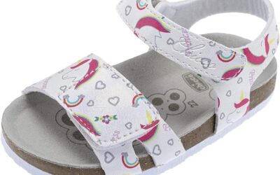 Chicco, Sandali con Doppio Velcro Bianco, Confortevoli, Leggeri, Flessibili e Traspiranti, Bambine E Ragazze, Designed in Italy