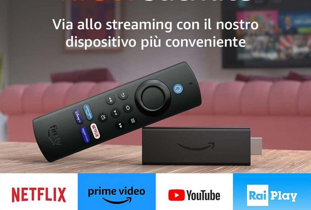 Amazon Fire TV Stick Lite con telecomando vocale Alexa | Lite, il nostro lettore multimediale HD più conveniente