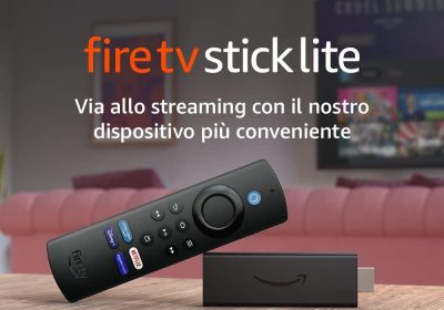 Amazon Fire TV Stick Lite con telecomando vocale Alexa | Lite, il nostro lettore multimediale HD più conveniente