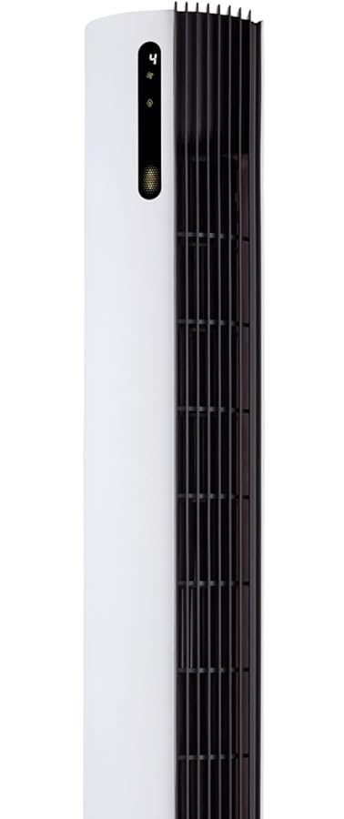 MEDION Ventilatore a torre P20 TF con telecomando (12 impostazioni di velocità, modalità di riposo silenzioso, 30 watt di potenza, oscillazione orizzontale automatica di 80°, display LED