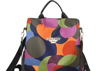 shepretty Zaino piccolo da donna Zaino Donna Borsa pelle Impermeabile casual borsetta