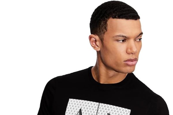 ARMANI EXCHANGE Tshirt Girocollo Motivo Microtriangolo T-Shirt Uomo