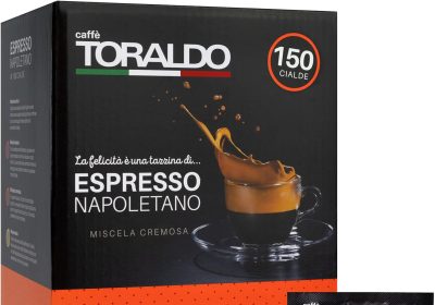 Caffè Toraldo Miscela Cremosa Cialde ESE 44 mm (150 Unità)