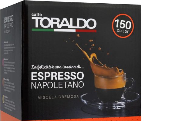 Caffè Toraldo Miscela Cremosa Cialde ESE 44 mm (150 Unità)