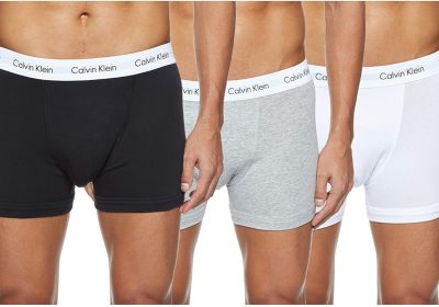 Calvin Klein Pantaloncini Boxer Confezione da 3 Uomo Low Rise Trunks Cotone Elasticizzato