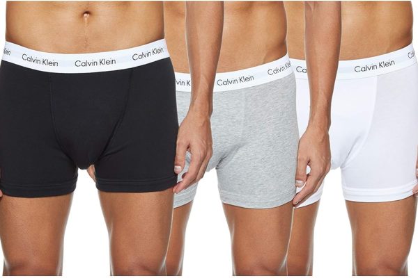 Calvin Klein Pantaloncini Boxer Confezione da 3 Uomo Low Rise Trunks Cotone Elasticizzato