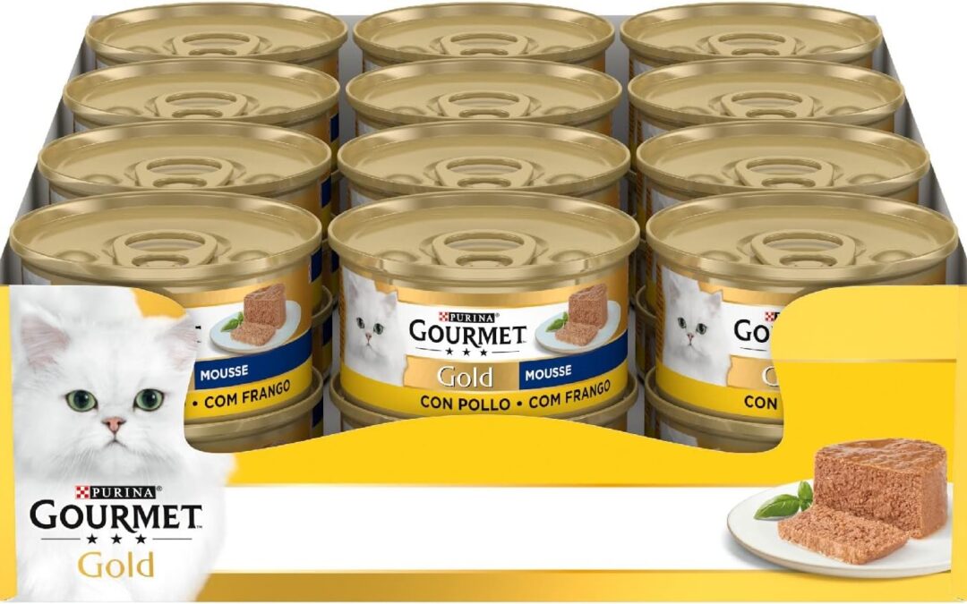 Purina Gourmet Gold Mousse per Gatti con Pollo, 24 Lattine da 85g